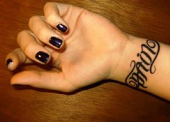 Kokias vietas merginos renkasi tatuiruotėms Vietų tatuiruotėms pavadinimas